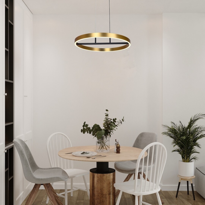 Rabalux - LED Lestenec na vrvici LED/42W/230V zlata