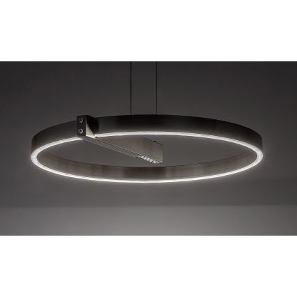 Rabalux - LED Lestenec na vrvici LED/34W/230V mat krom