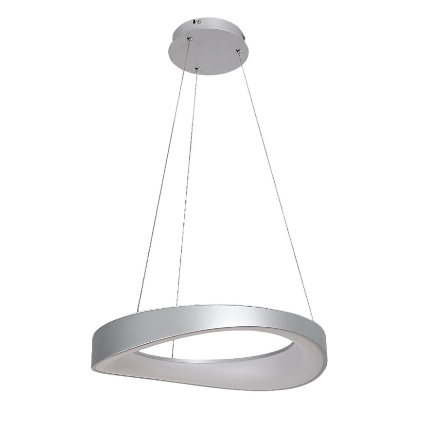 Rabalux - LED Lestenec na vrvici LED/56W/230V 3000K srebrna