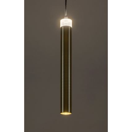 Rabalux - LED Lestenec na vrvici LED/10W/230V 4000K črna/zlata