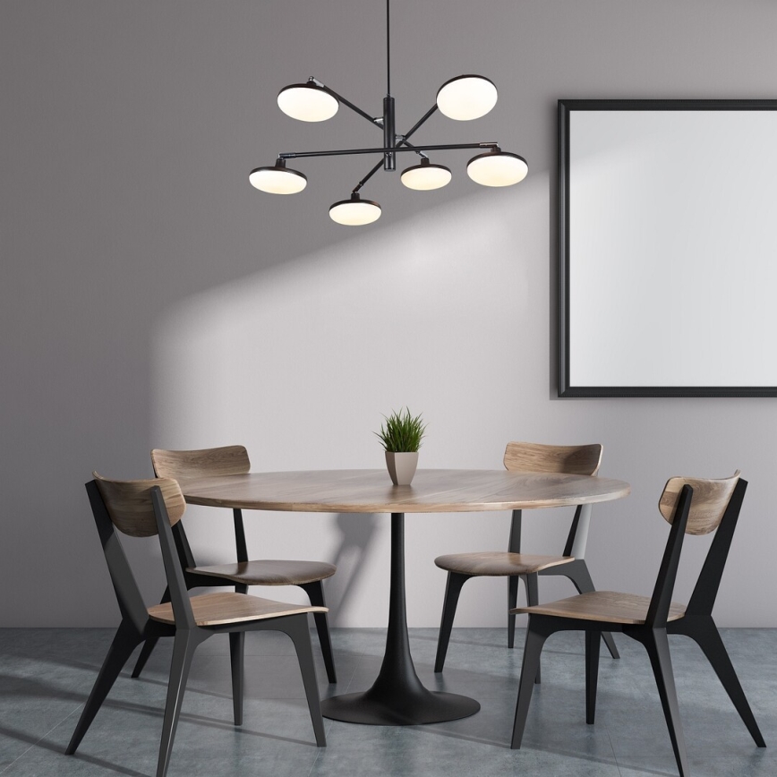 Rabalux - LED Lestenec na vrvici 6xLED/4W/230V 3000K