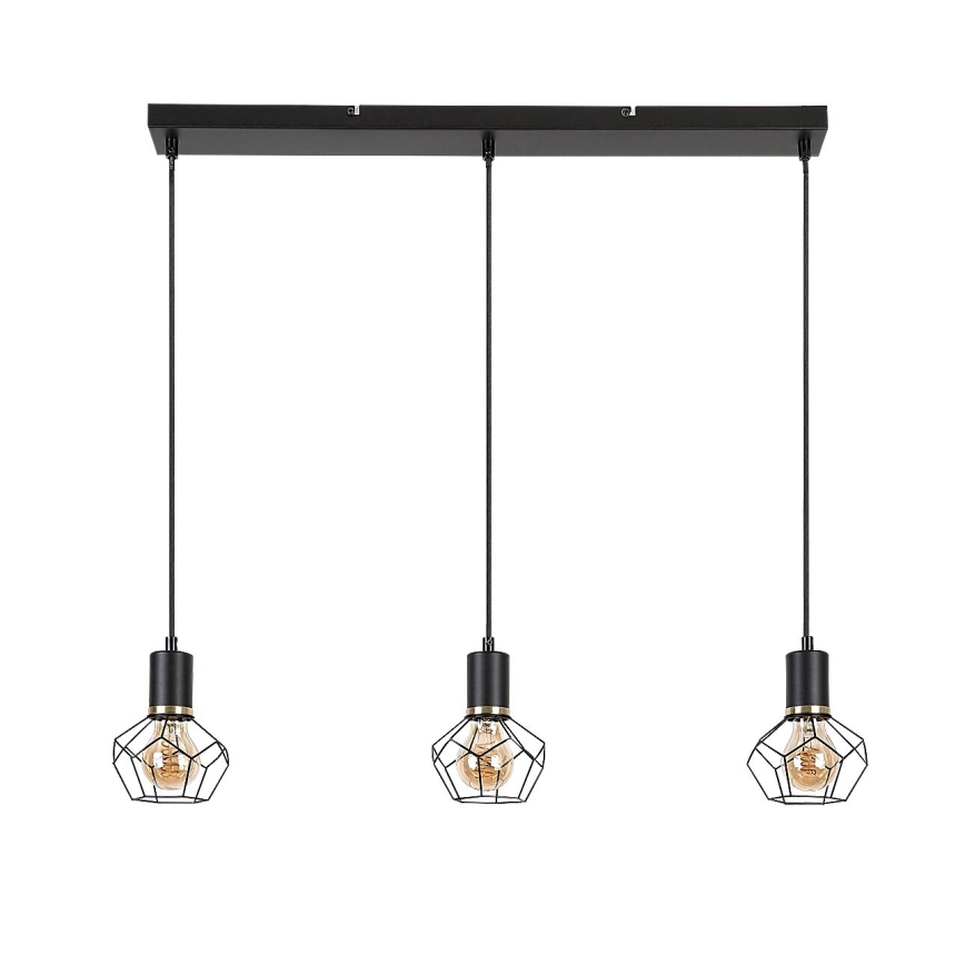 Rabalux - Lestenec na vrvici 3xE27/40W/230V