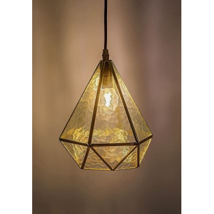 Rabalux - Tiffany vitraž lestenec na vrvici 1xE14/40W/230V zlata