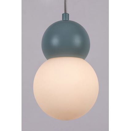 Rabalux - Lestenec na vrvici 1xG9/38W/230V modra