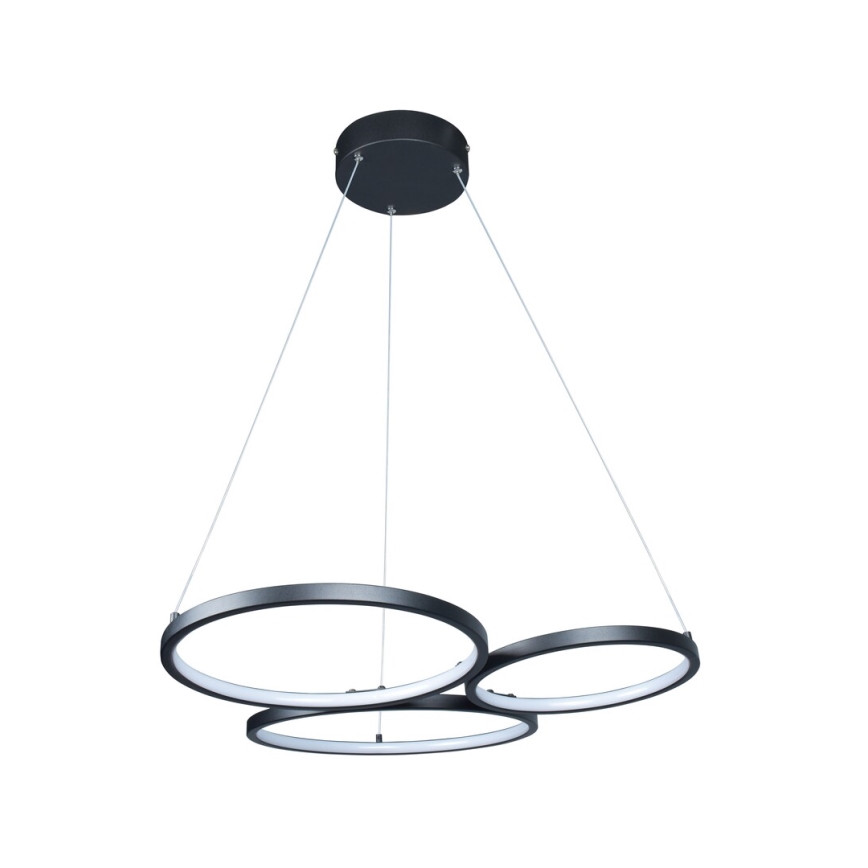 Rabalux - LED Lestenec na vrvici LED/38W/230V črna