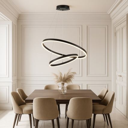 Rabalux - LED viseča svetilka z možnostjo zatemnitve na kablu LED/80W/230V 3000-6500K + daljinski upravljalnik