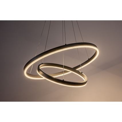 Rabalux - LED viseča svetilka z možnostjo zatemnitve na kablu LED/80W/230V 3000-6500K + daljinski upravljalnik