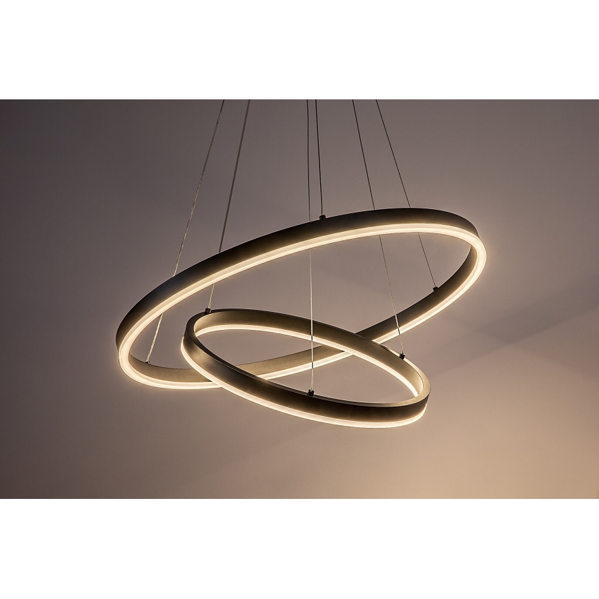 Rabalux - LED viseča svetilka z možnostjo zatemnitve na kablu LED/80W/230V 3000-6500K + daljinski upravljalnik