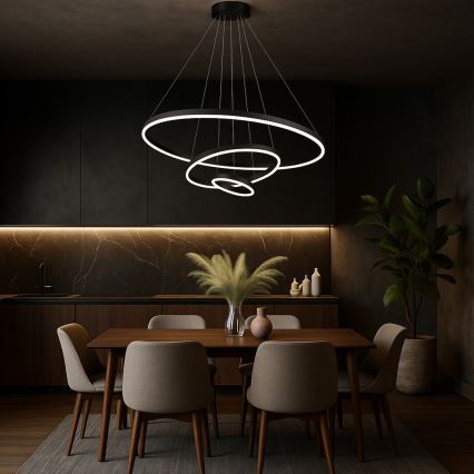 Rabalux - Zatemnljiv viseči lestenec na lanku LED/100W/230V 3000-6500K + daljinski upravljalnik