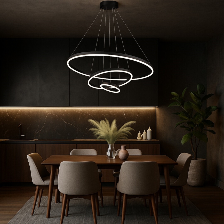 Rabalux - Zatemnljiv viseči lestenec na lanku LED/100W/230V 3000-6500K + daljinski upravljalnik