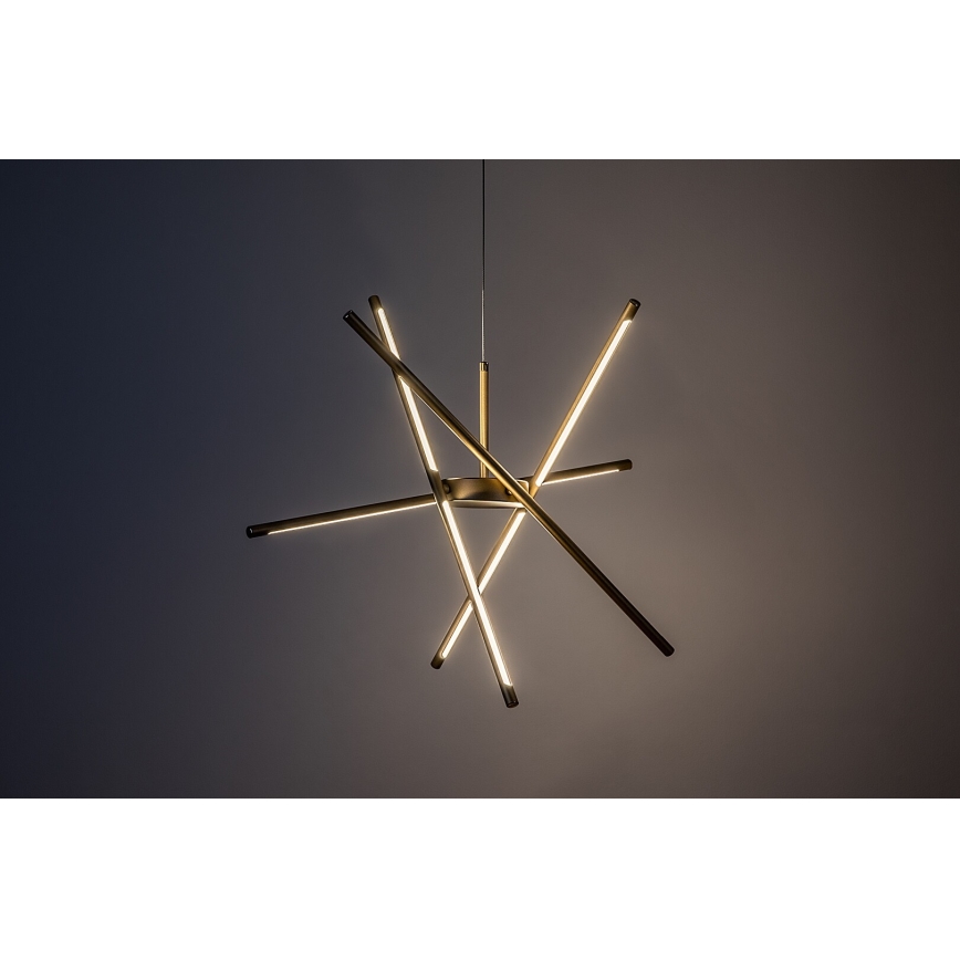 Rabalux - LED Lestenec na vrvici LED/40W/230V 3000K zlata