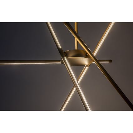Rabalux - LED Lestenec na vrvici LED/40W/230V 3000K zlata