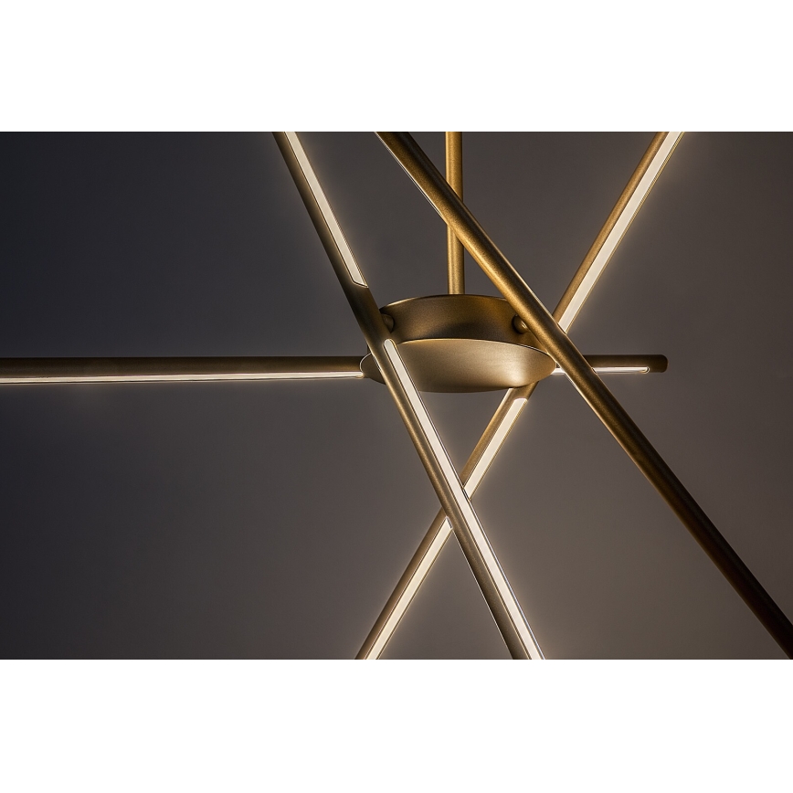 Rabalux - LED Lestenec na vrvici LED/40W/230V 3000K zlata