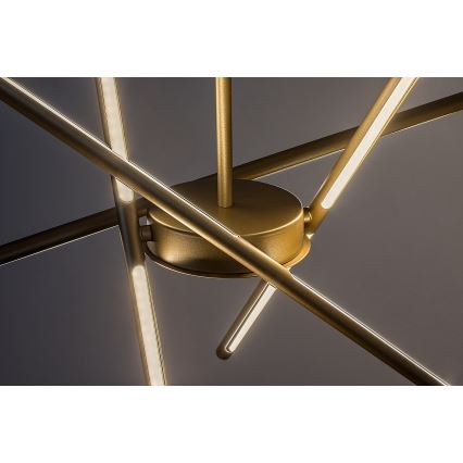 Rabalux - LED Lestenec na vrvici LED/40W/230V 3000K zlata