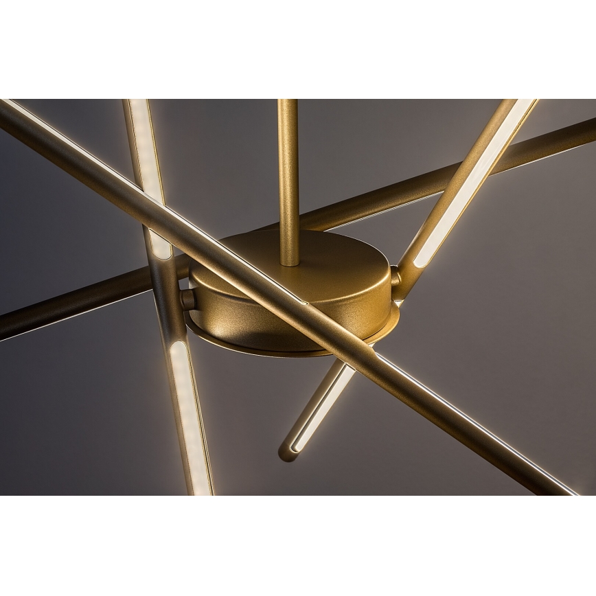 Rabalux - LED Lestenec na vrvici LED/40W/230V 3000K zlata