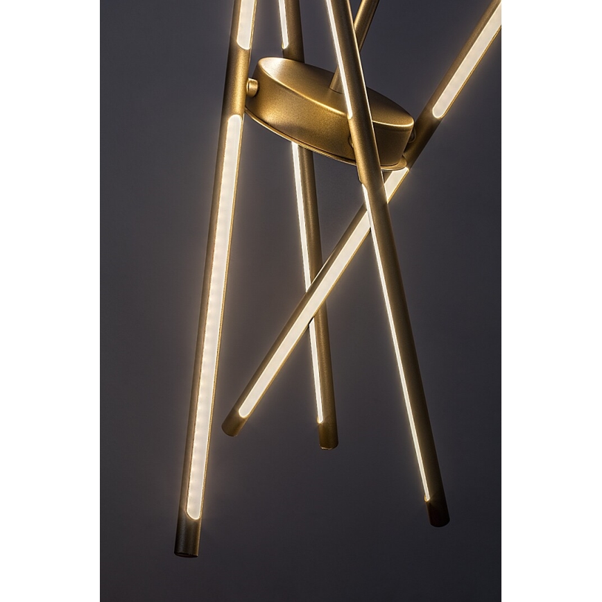 Rabalux - LED Lestenec na vrvici LED/40W/230V 3000K zlata