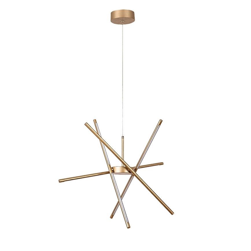 Rabalux - LED Lestenec na vrvici LED/40W/230V 3000K zlata