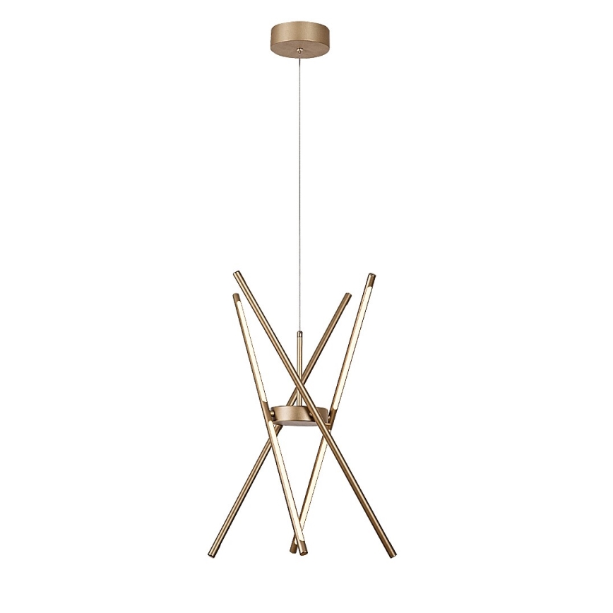 Rabalux - LED Lestenec na vrvici LED/40W/230V 3000K zlata