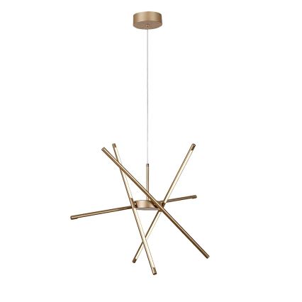 Rabalux - LED Lestenec na vrvici LED/40W/230V 3000K zlata