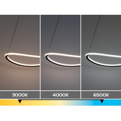 Rabalux - LED zatemljiv lestenec na kablu LED/45W/230V 3000-6500K + daljinski upravljalnik