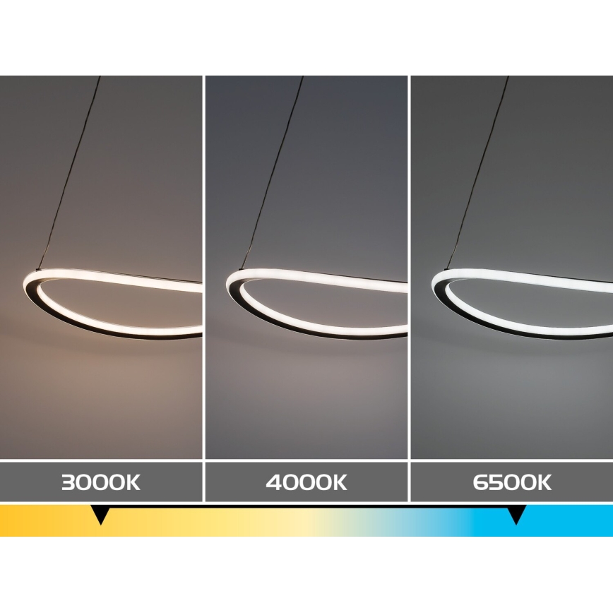 Rabalux - LED zatemljiv lestenec na kablu LED/45W/230V 3000-6500K + daljinski upravljalnik