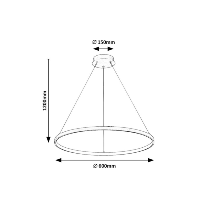 Rabalux - LED lestenec na kablu LED/55W/230V 3000K