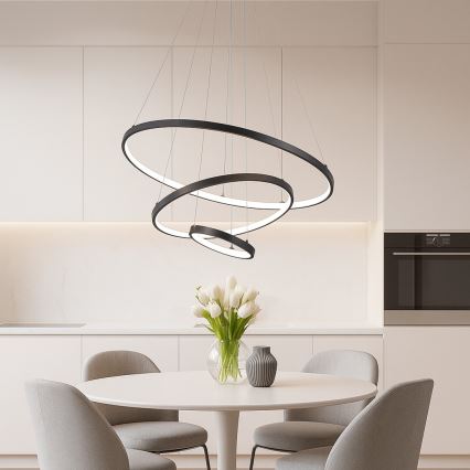 Rabalux - LED zatemljiv viseči lestenec na kablu LED/90W/230V 3000-6500K + daljinsko upravljanje