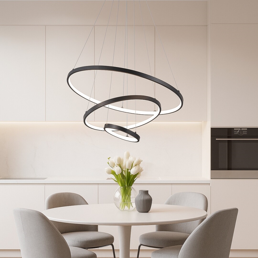 Rabalux - LED zatemljiv viseči lestenec na kablu LED/90W/230V 3000-6500K + daljinsko upravljanje