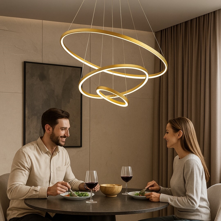 Rabalux - zatemnljiv LED lestenec na kablu LED/90W/230V 3000-6500K + daljinski upravljalnik