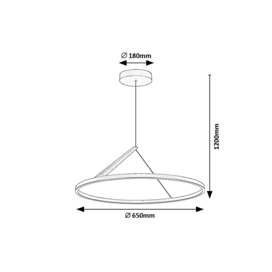 Rabalux - LED viseči lestenec na kablu LED/40W/230V 3000K