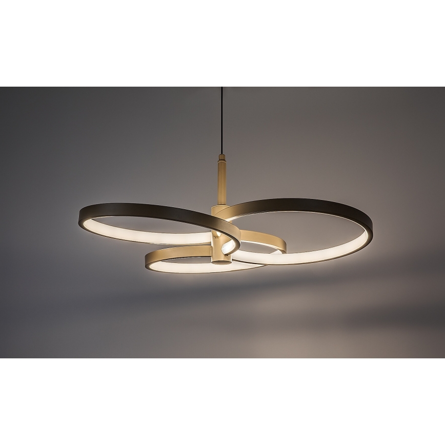 Rabalux - LED zatemljiv lestenec na vrvici LED/50W/230V 3000-6500K + daljinski upravljalnik