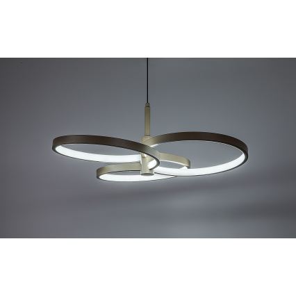 Rabalux - LED zatemljiv lestenec na vrvici LED/50W/230V 3000-6500K + daljinski upravljalnik