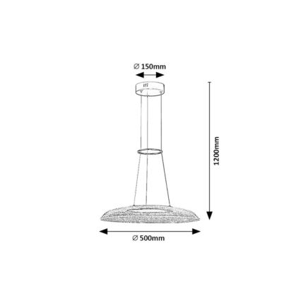 Rabalux - LED lestenec na kablu LED/24W/230V 3000K