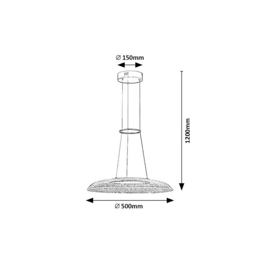 Rabalux - LED lestenec na kablu LED/24W/230V 3000K
