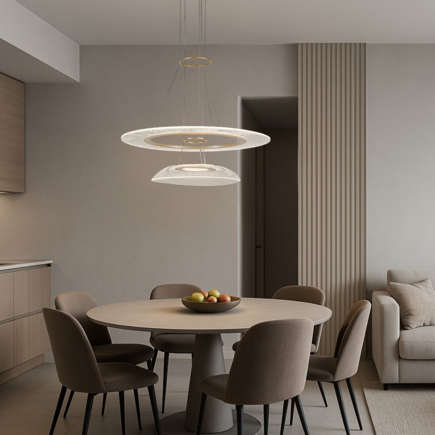 Rabalux - LED lestenec na jeklenem kablu LED/36W/230V 3000K