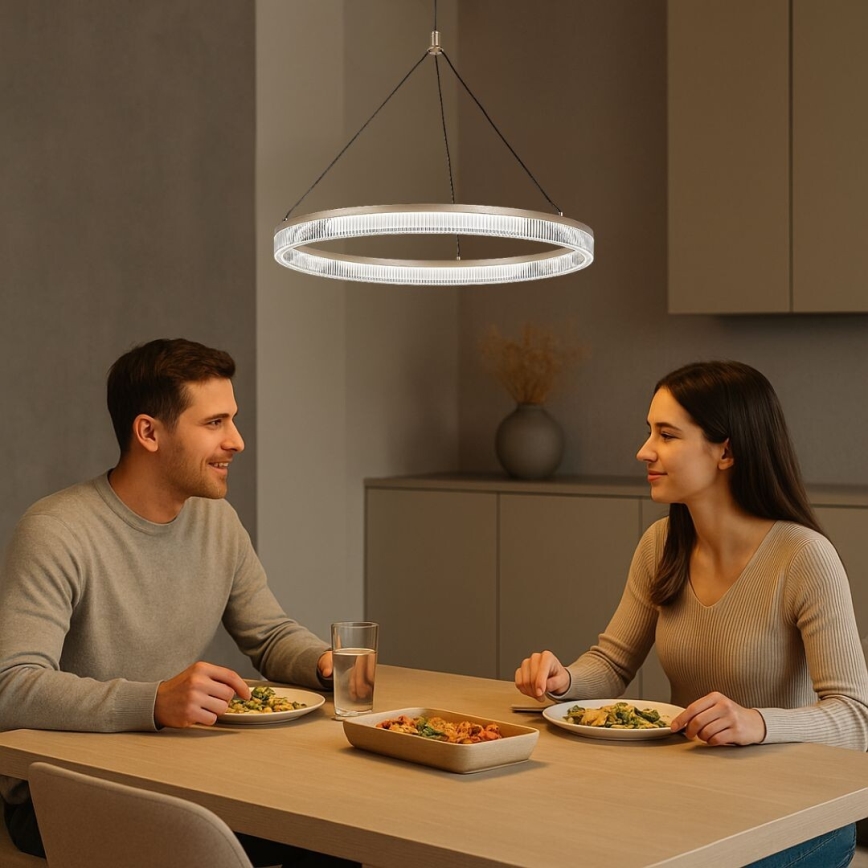 Rabalux - LED zatemljiv lestenec na kablu LED/24W/230V 3000-6500K + daljinski upravljalnik