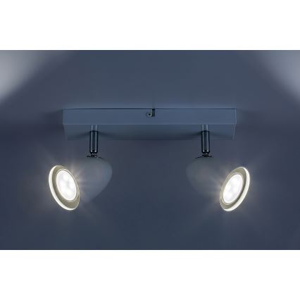 Rabalux - Reflektor 2xGU10/5W/230V bela