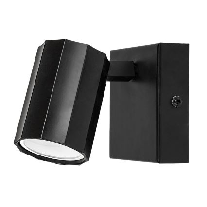 Rabalux - Stenski reflektor 1xGU10/5W/230V črna