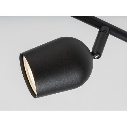 Rabalux - Stropna reflektorska svetilka 3xGU10/15W/230V črna