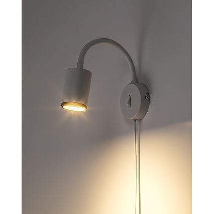 Rabalux - Stensko točkovno svetilo 1xGU10/15W/230V, belo
