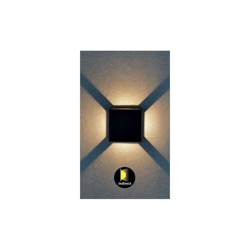 Rabalux - LED Zunanja stenska svetilka LED/6W/230V IP54 črna