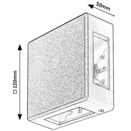 Rabalux - LED Zunanja stenska svetilka LED/6W/230V IP54 bela