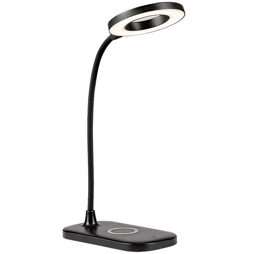Rabalux - LED Zatemnitvena namizna svetilka na dotik z brezžičnim polnjenjem LED/5W/5V 2700-6000K črna