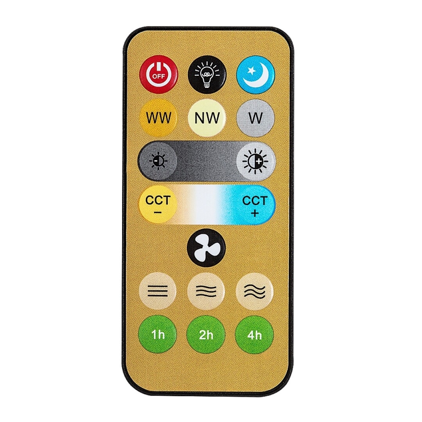 Rabalux - LED zatemnjiva stoječa svetilka z ventilatorjem 1xE27/16W/230V 3000-6500K