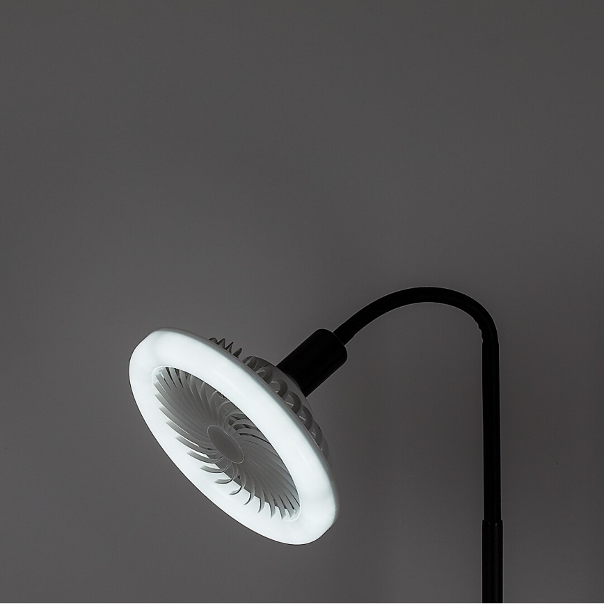 Rabalux - LED zatemnjevalna stoječa svetilka z ventilatorjem, premer 30 cm 1xE27/16W/230V 3000-6500K + daljinski upravljalnik