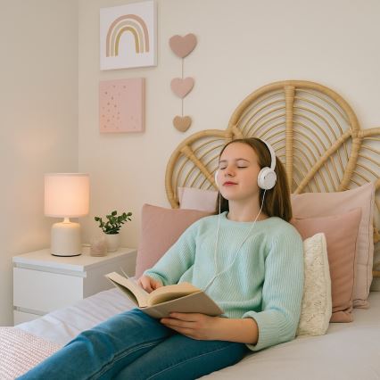 Rabalux - Namizna svetilka 1xE14/40W/230V rožnata