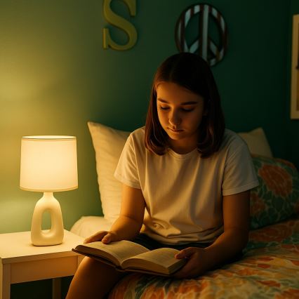 Rabalux - Namizna svetilka 1xE14/40W/230V kremna