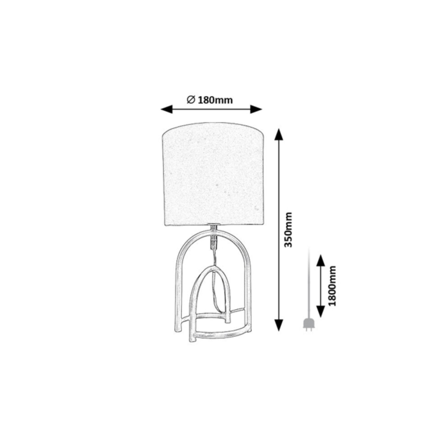 Rabalux - Namizna svetilka 1xE14/25W/230V