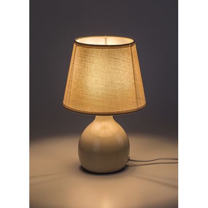 Rabalux - Namizna svetilka 1xE14/40W/230V bež