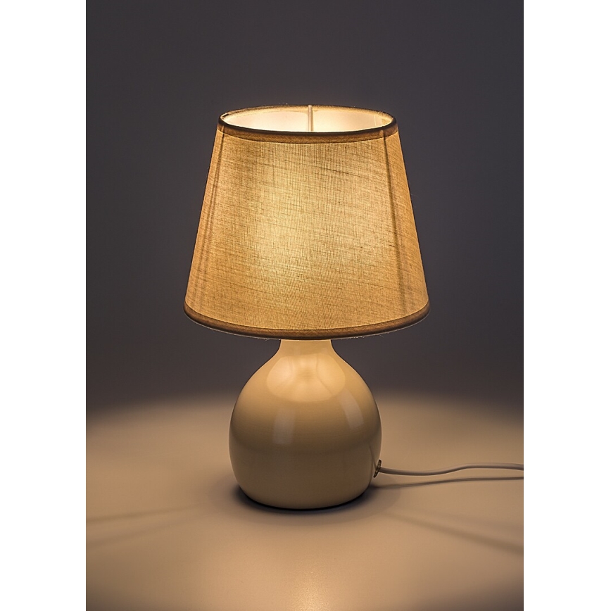 Rabalux - Namizna svetilka 1xE14/40W/230V bež